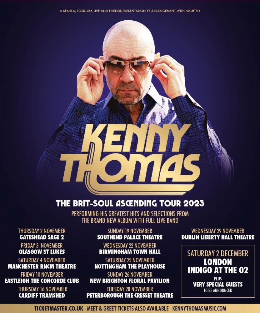 Kenny Thomas The BritSoul Ascending Tour 2023 10 November 2023