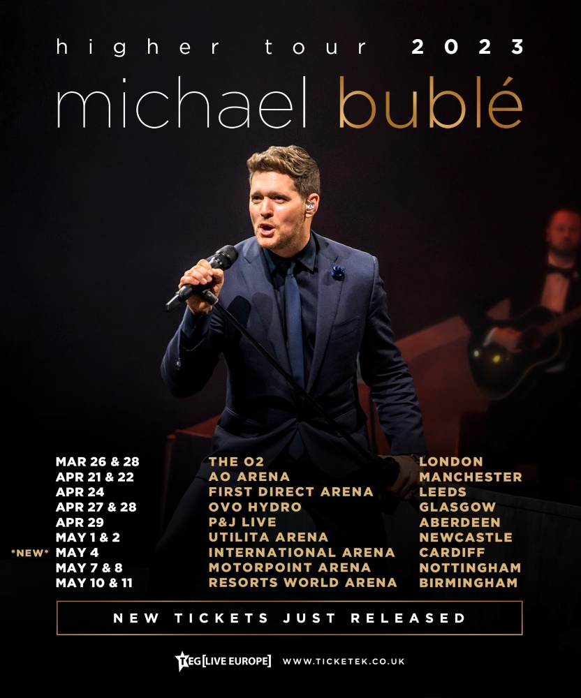 buble higher tour
