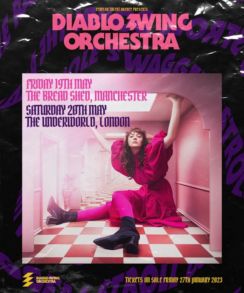 Diablo Swing Orchestra - Manchester and London Tour 2023 - 19 May 2023 ...