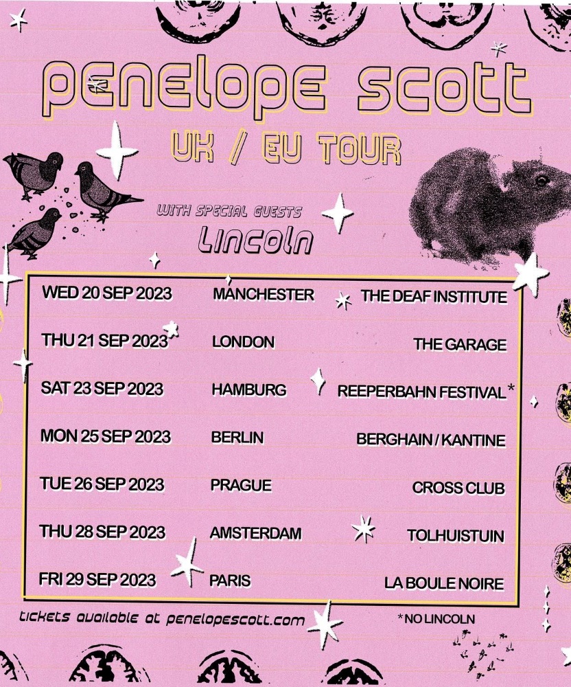 Penelope Scott UK/EU Tour 2023 21 September 2023 The Garage