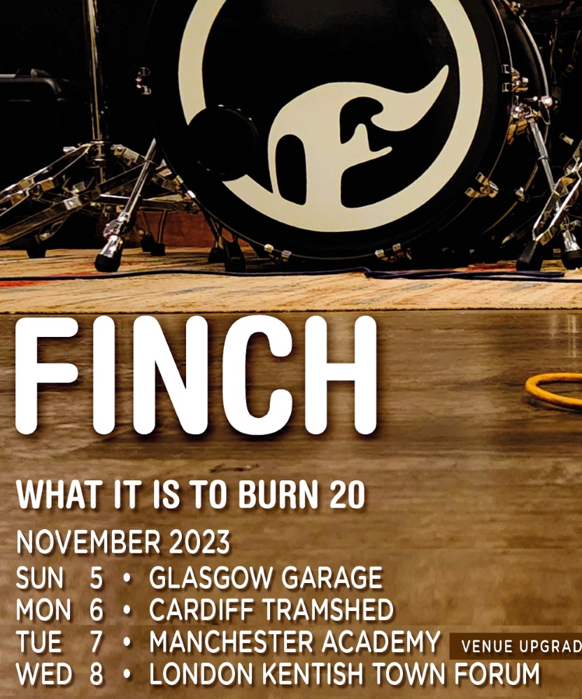 Finch What It Is To Burn 20 Tour 2023 07 November 2023 Manchester Academy Event/Gig