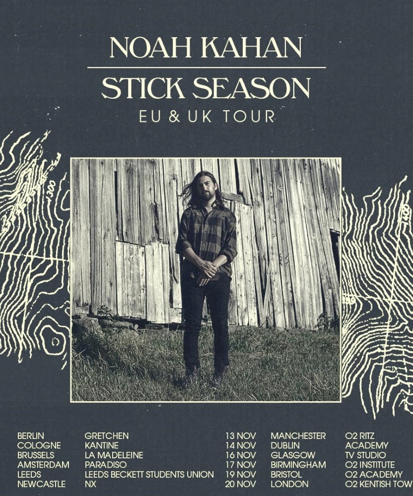 noah kahan tour uk