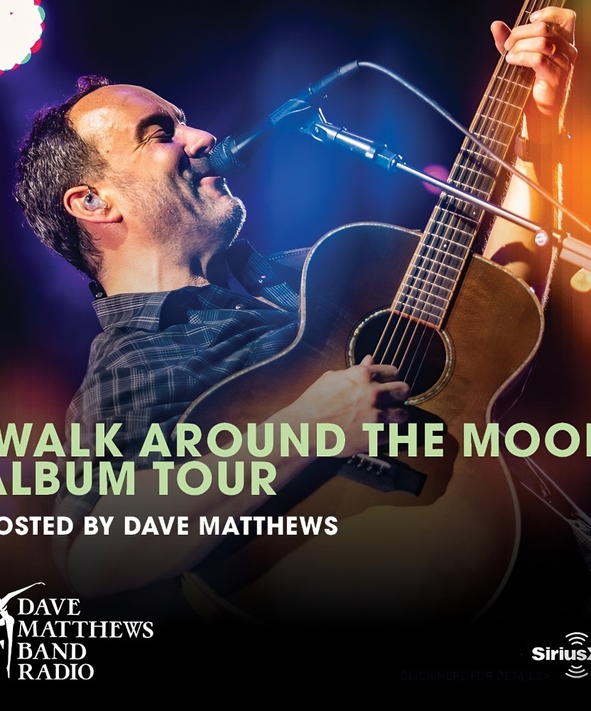 Dave Matthews Band Walk Around The Moon Album Tour 2023 28 July