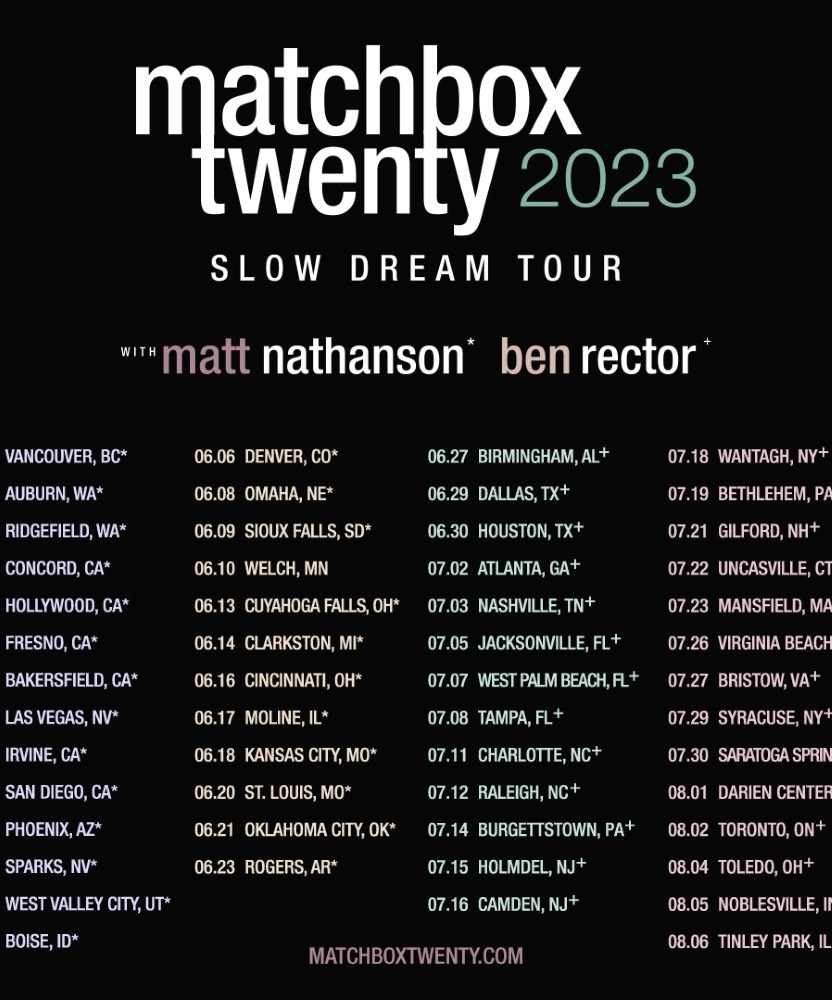 Matchbox Twenty Slow Dream Tour 08 July 2023 MidFlorida Credit