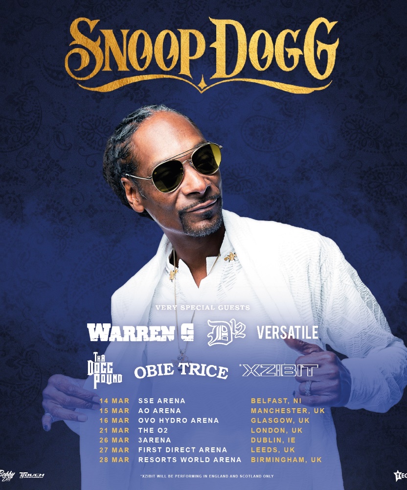 Snoop Dogg I Wanna Thank Me Tour 26 March 2023 3Arena Dublin