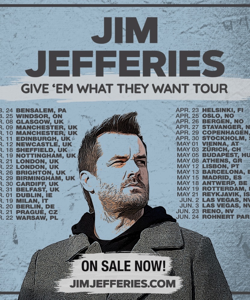 Jim Jefferies Giveem What They Want Tour 03 May 2023 Volkshaus Zürich Eventgig 