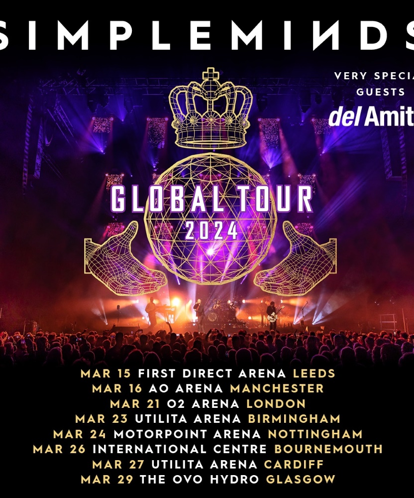 Simple Minds Global Tour 2024 21 March 2024 The O2 Event/Gig