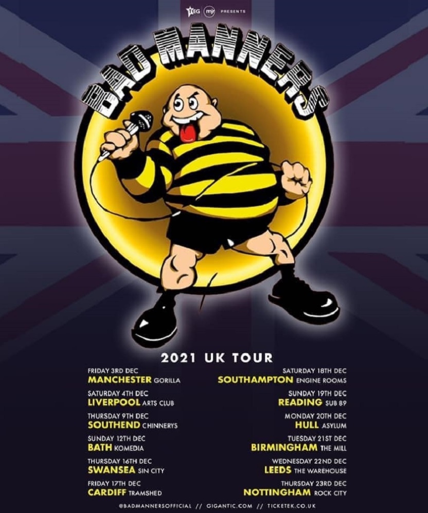 Bad Manners 2021 UK Tour 29 December 2021 The Tunnels Event/Gig