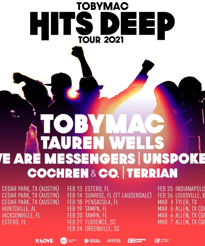 TobyMac Hits Deep Tour 2021 19 February 2021 Amalie Arena Event