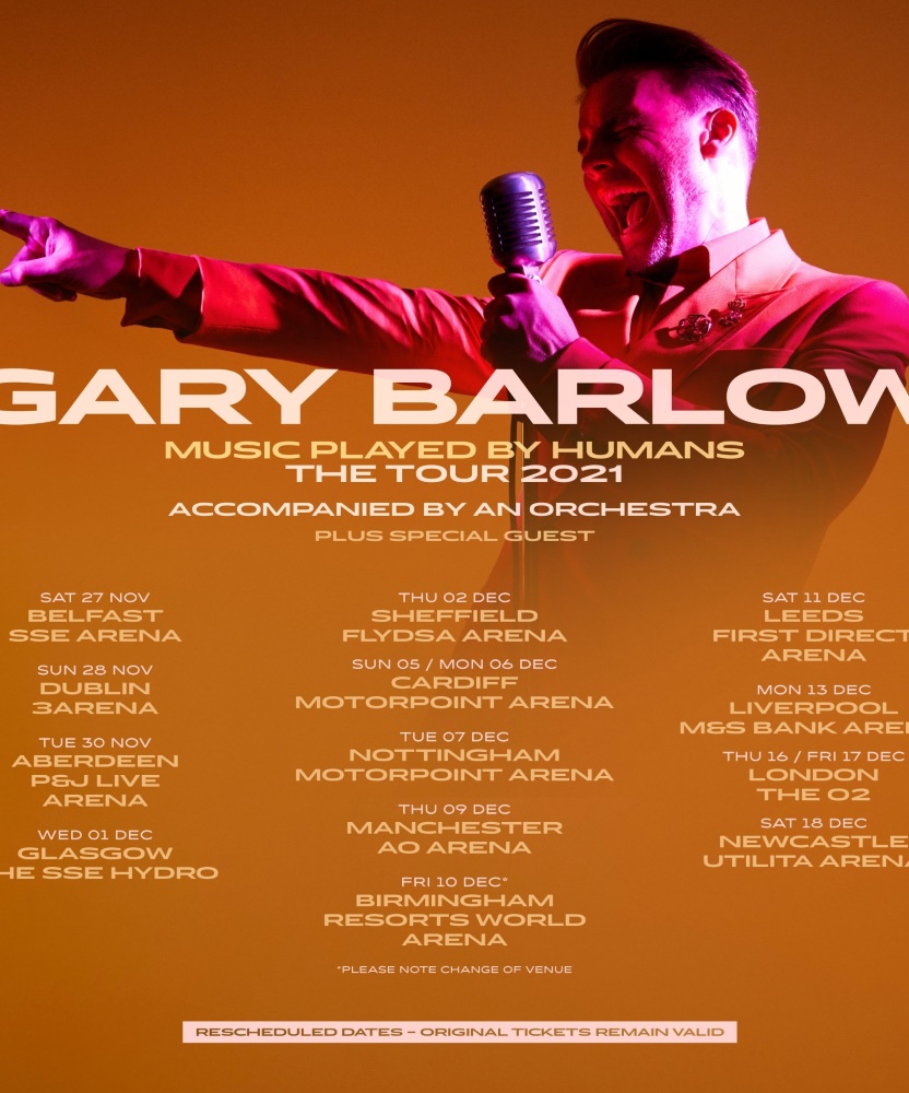 Gary Barlow - All The Hits Live 2021 - 27 November 2021 - The SSE Arena ...