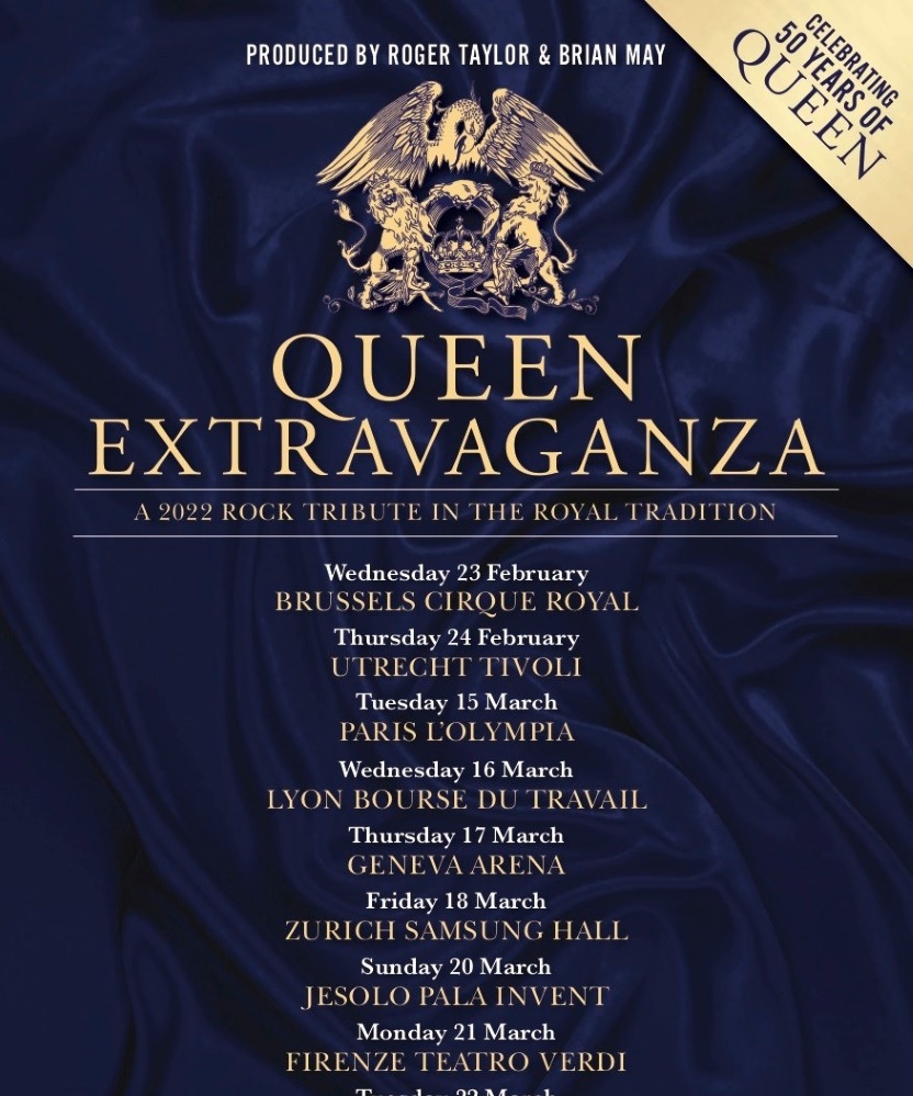 The Queen Extravaganza 2022 Tour 24 February 2022