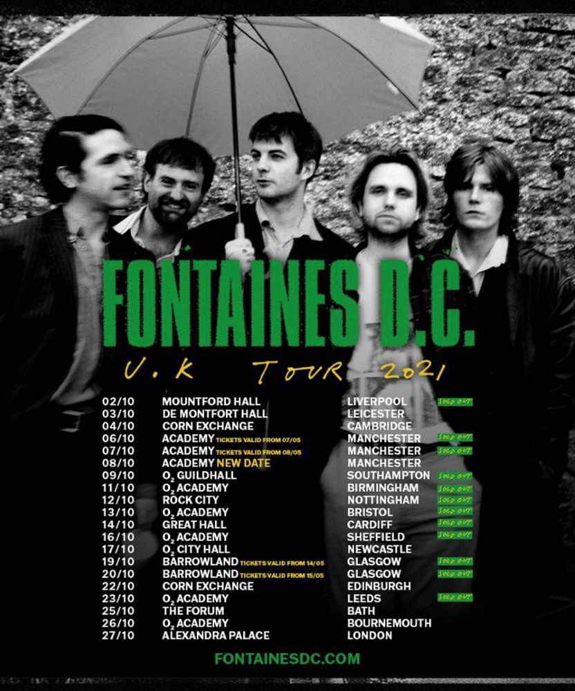 fontaines d.c. uk tour support