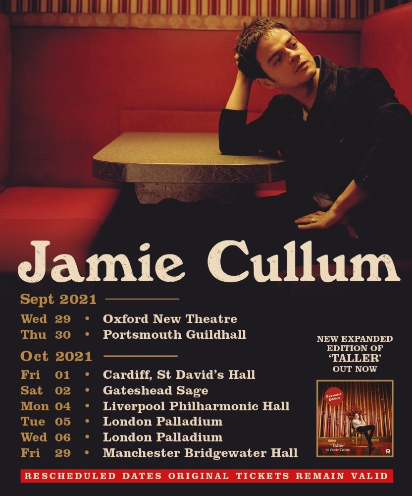 Jamie Cullum Taller 2021 Tour 29 October 2021 The Bridgewater