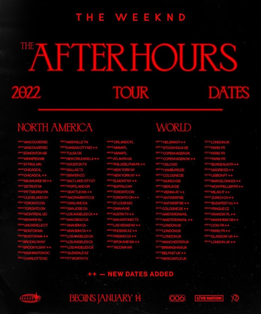 the weeknd tour 2022 uk tickets