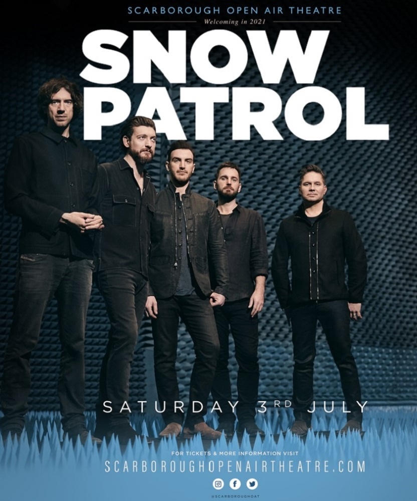 Snow Patrol in 2021 03 July 2021 Scarborough Open Air