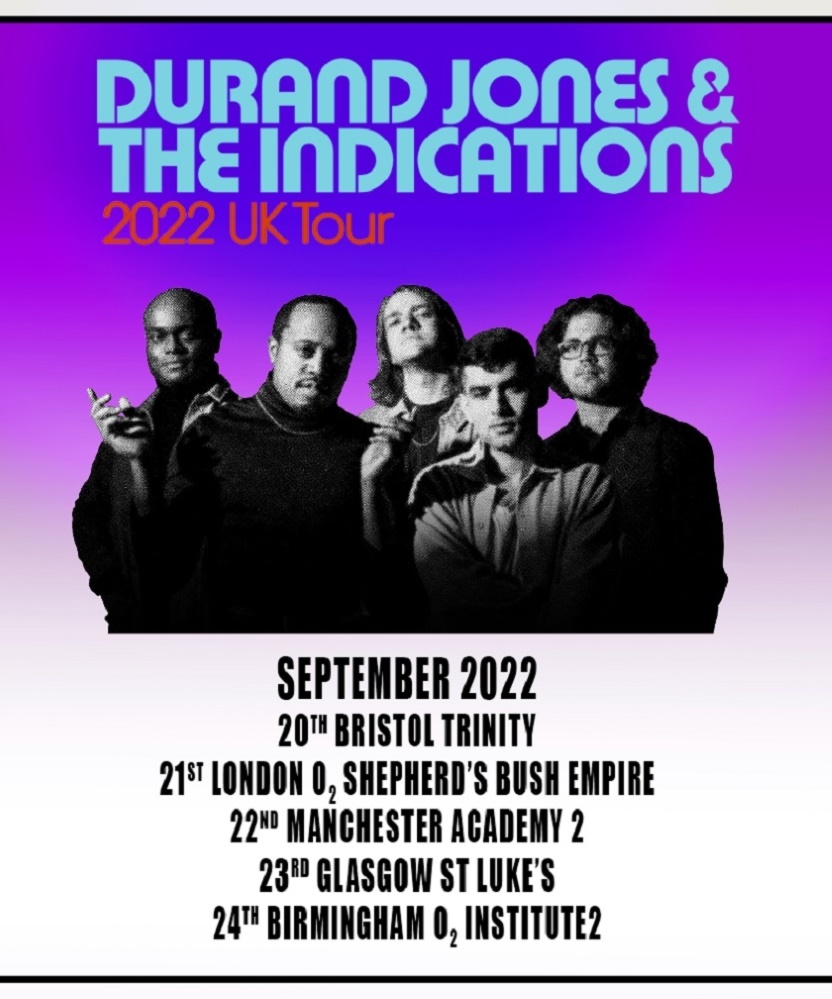 Durand Jones & The Indications 2022 UK Tour 22 September 2022