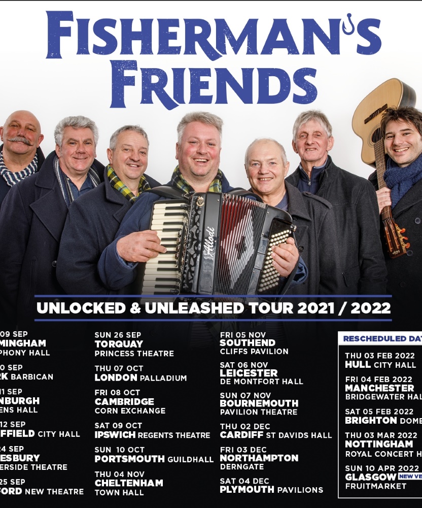 fisherman's friends tour 2021