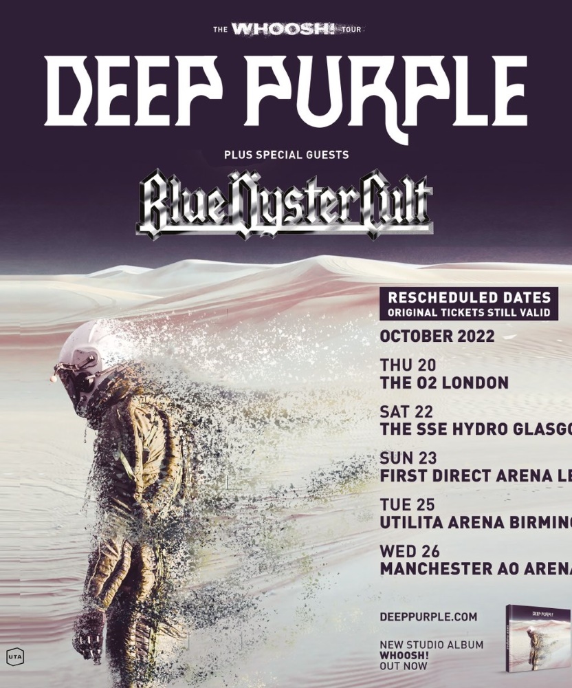 deep purple whoosh tour setlist