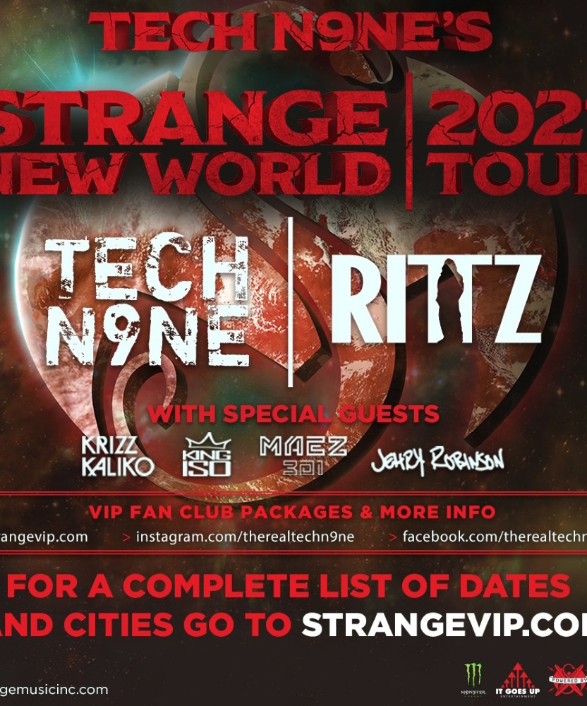 Tech N9ne - Strange New World Tour - 25 April 2021 - House of Blues San ...