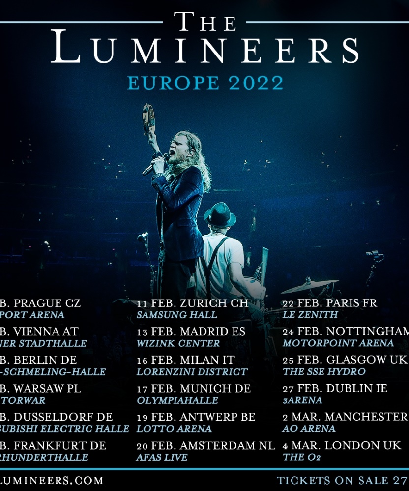 the lumineers europe tour 2024