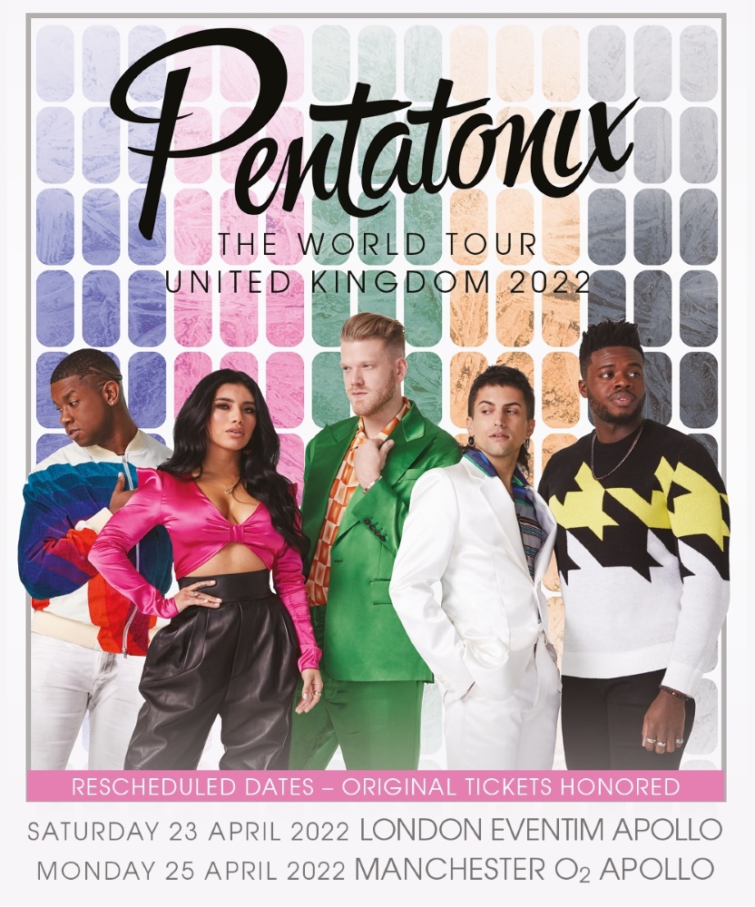 Pentatonix 2022 Tour Schedule Pentatonix - United Kingdom 2022 - 23 April 2022 - Eventim Apollo -  Event/Gig Details & Tickets | Gigseekr