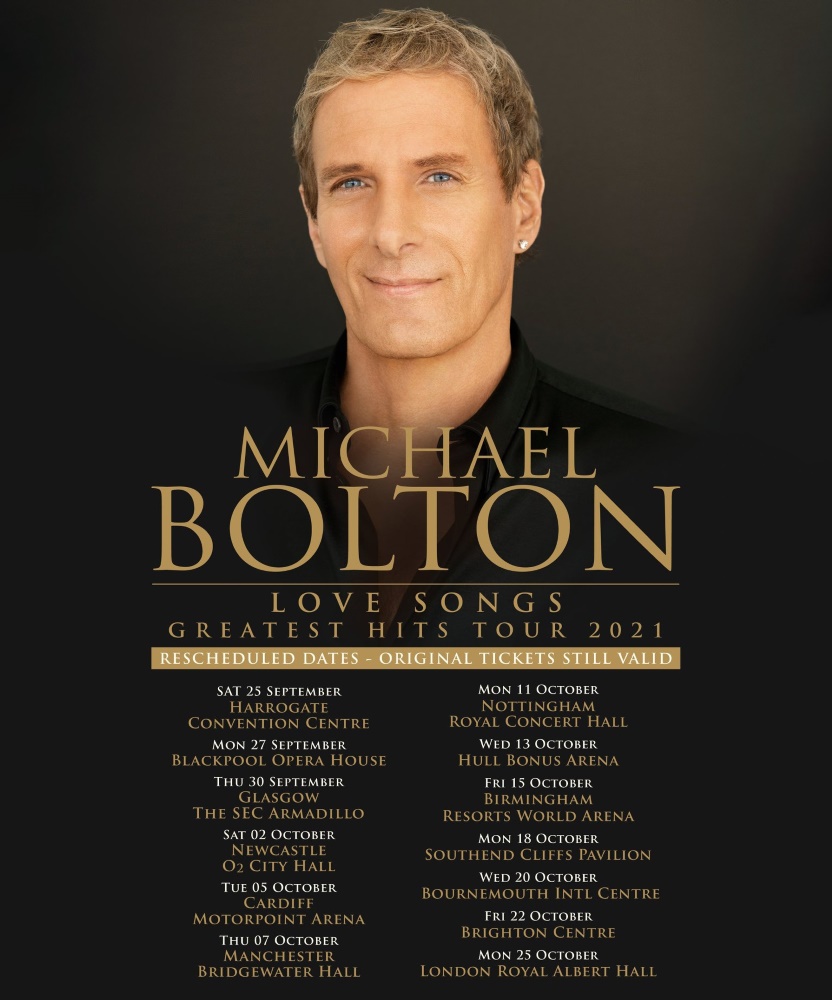 michael bolton uk tour dates